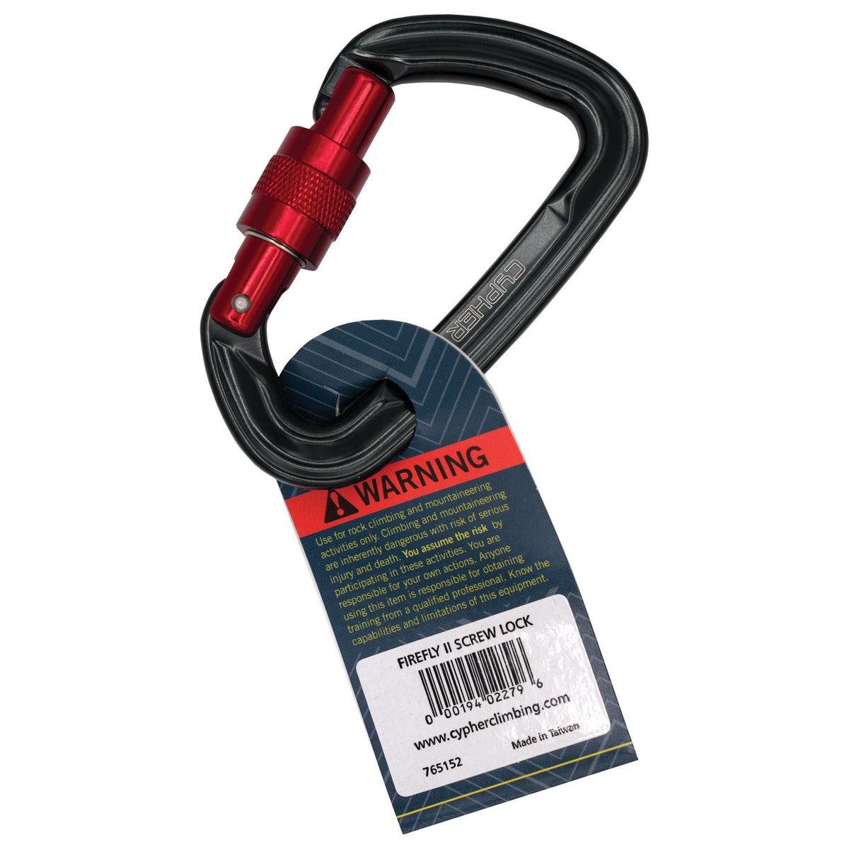 CYPHER - Firefly II SG Straight Gate Carabiner — view 3