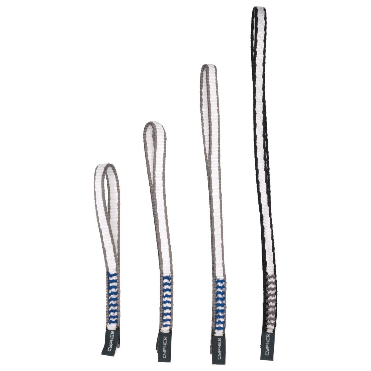 CYPHER - Dyneema 10mmx16cm Quickdraw Sling - Grey/Blue