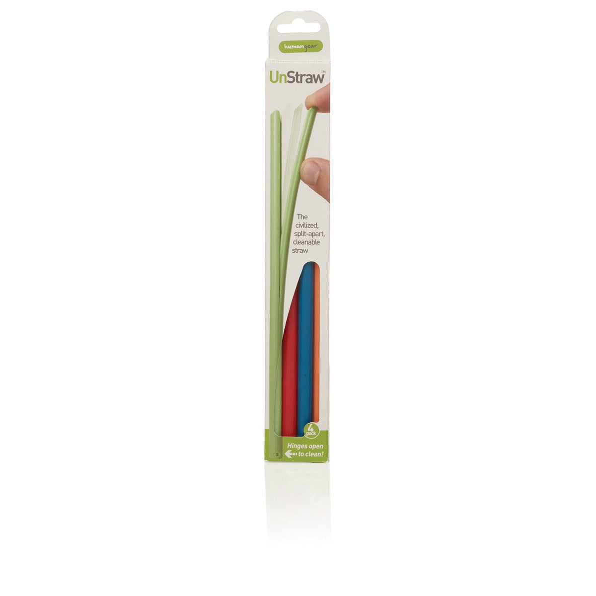HUMANGEAR - UNSTRAW 4-Pack in Blue, Red, Lime, Orange