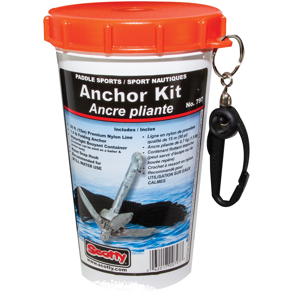 SCOTTY - Folding 1.5lb Anchor Kit for Still Water — view 2