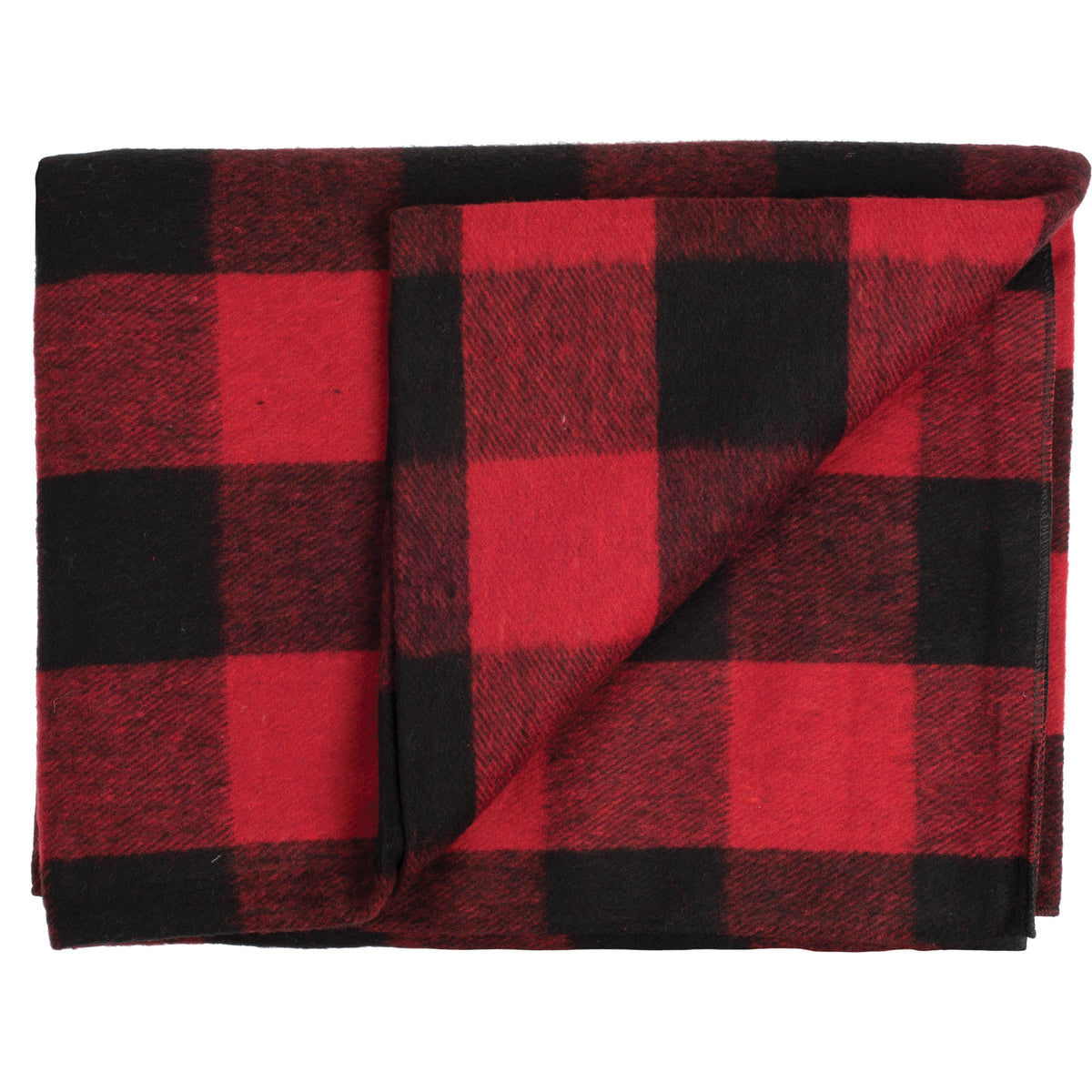 Peregrine - Plaid Red Wool Blanket 50