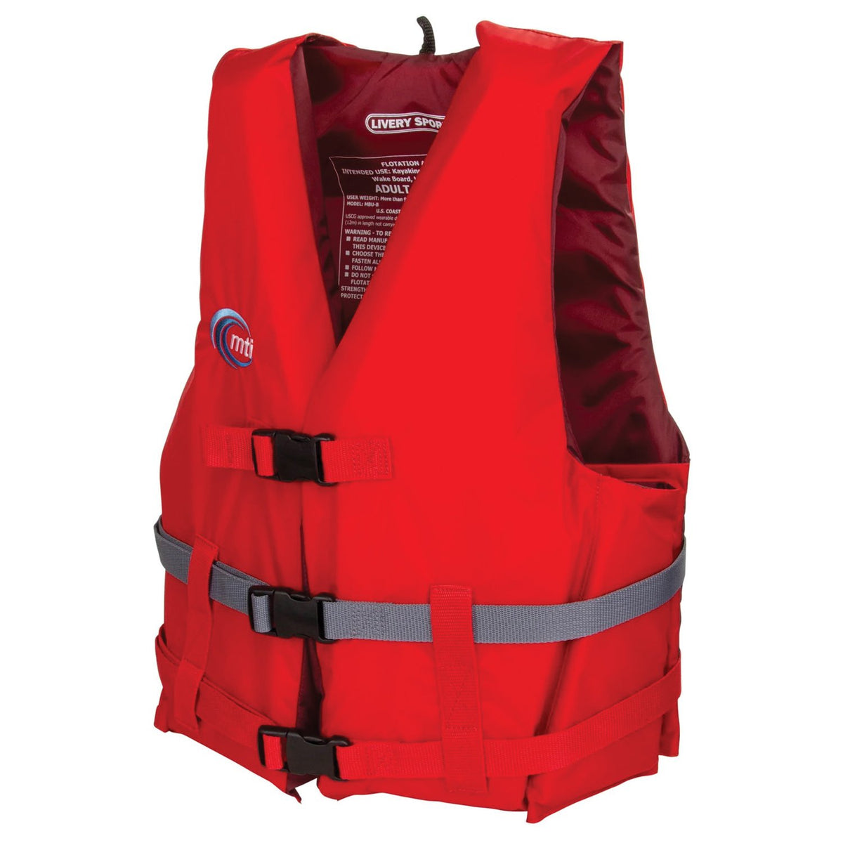 MUSTANG SURVIVAL - Livery Sport Foam Vest Red XS-S