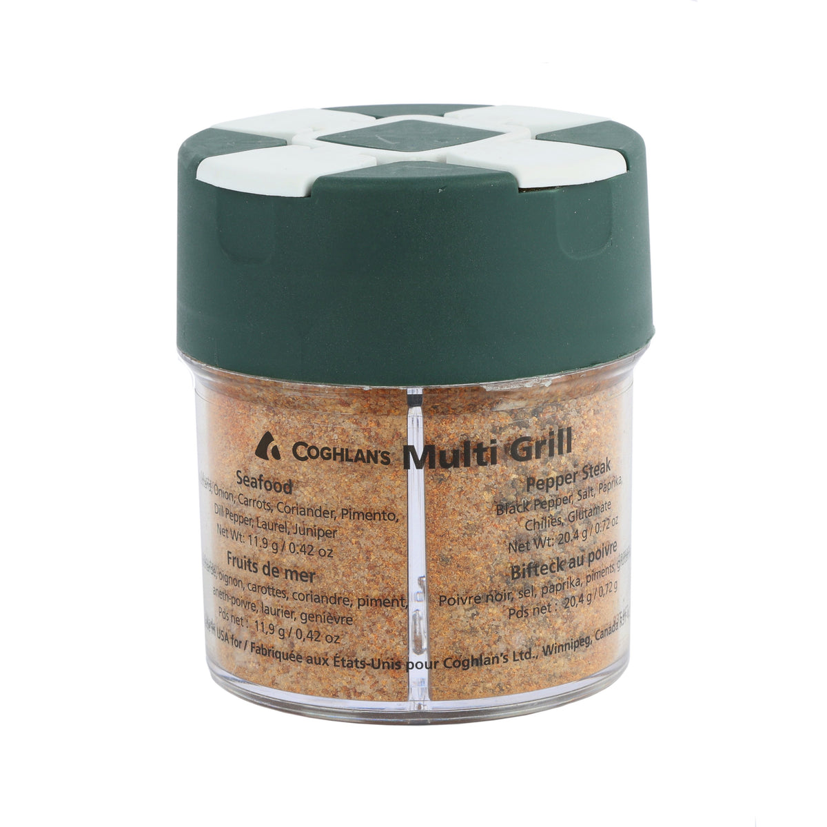 Coghlans - Multi-Grill Shaker with 4 Spice Blends