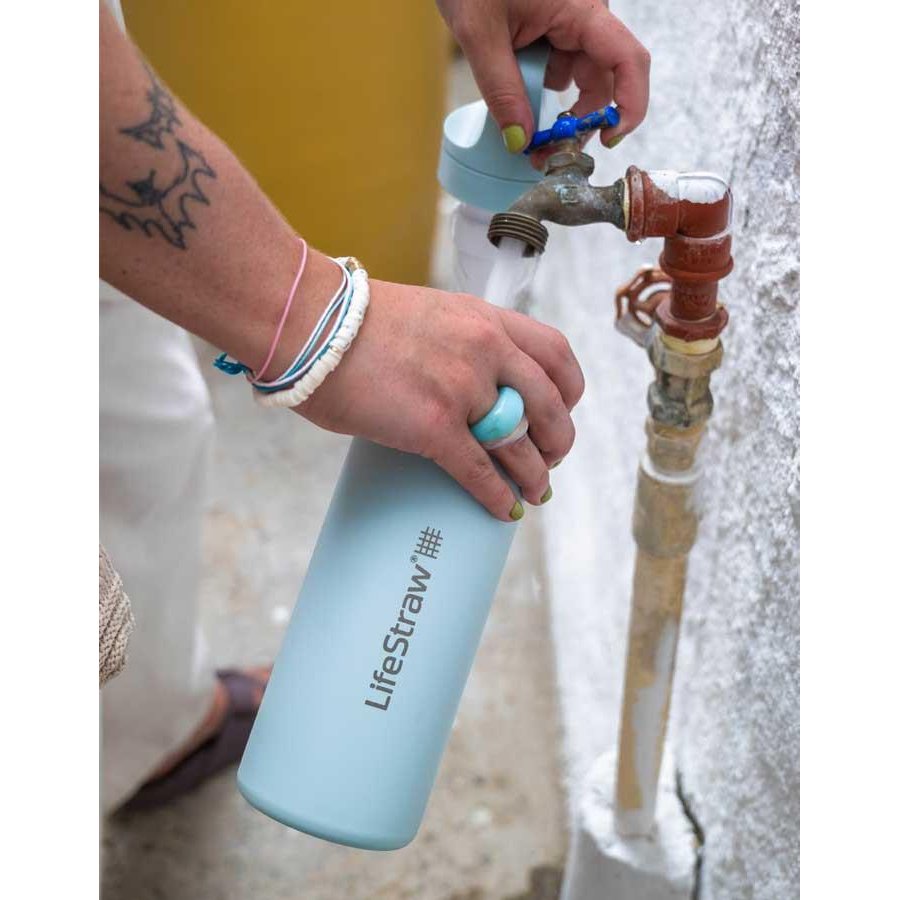 LifeStraw - Go Series Stainless Steel Water Bottle 18oz — view 4