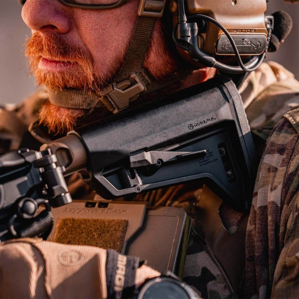 Magpul - MOE® SL-M Carbine Stock, Fits Mil-Spec Buffer Tubes, Matte Finish