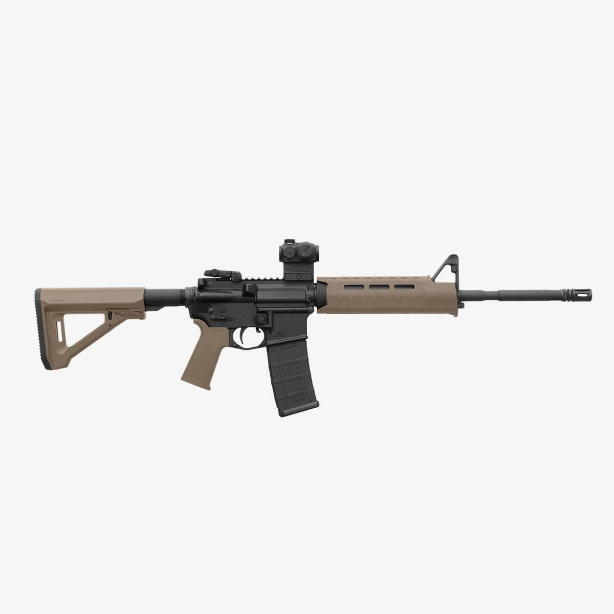 Magpul – MOE RL Carbine Stock, Mil-Spec, Reversed Lever, AR15/M4