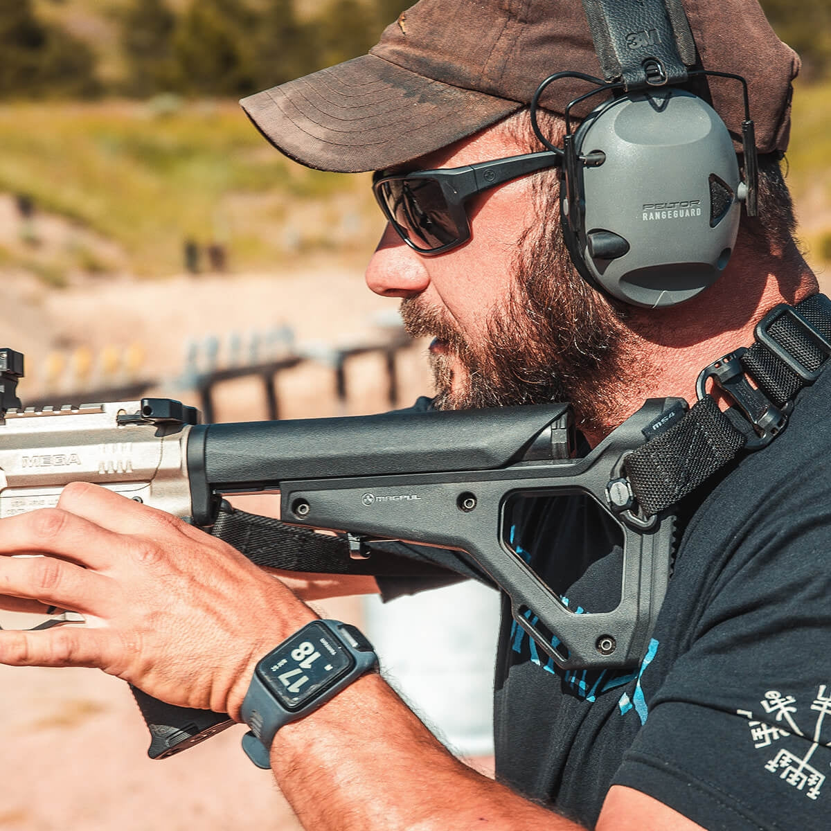 Magpul - UBR Gen 2, Utility/Battle Rifle Adjustable Carbine Stock, Buffer Tube Included, Fits AR15/M4/AR10/SR25