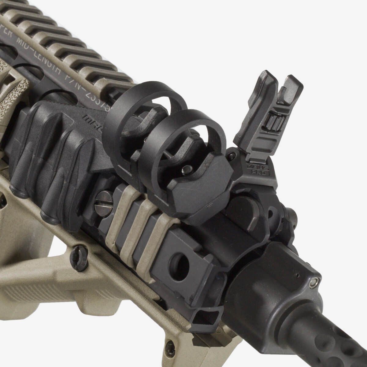 Magpul - Rail Light Mount Left or Right Tactical Accessory - Black - Left