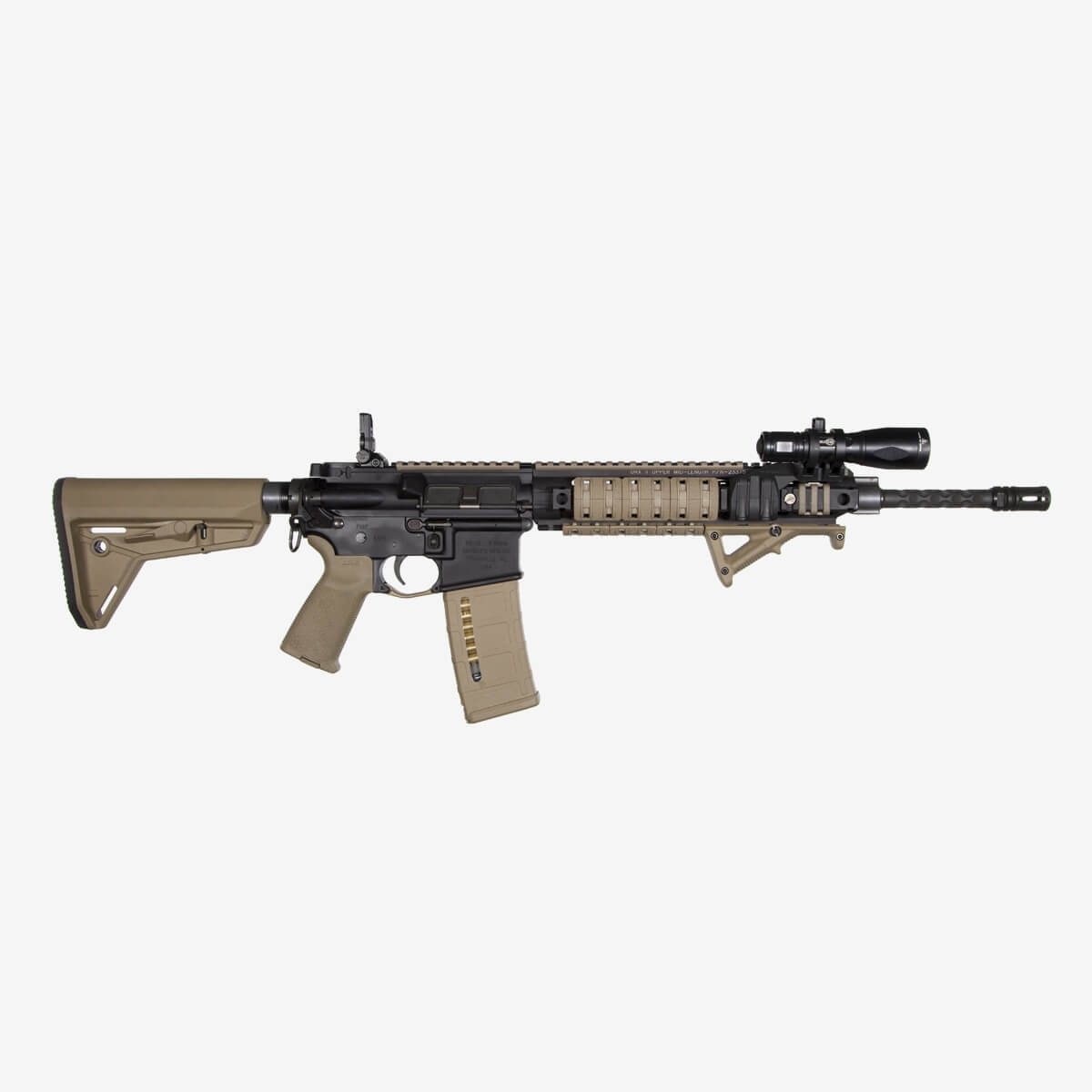 Magpul - Light Mount V-Block and Rings Tactical Accessory - Black