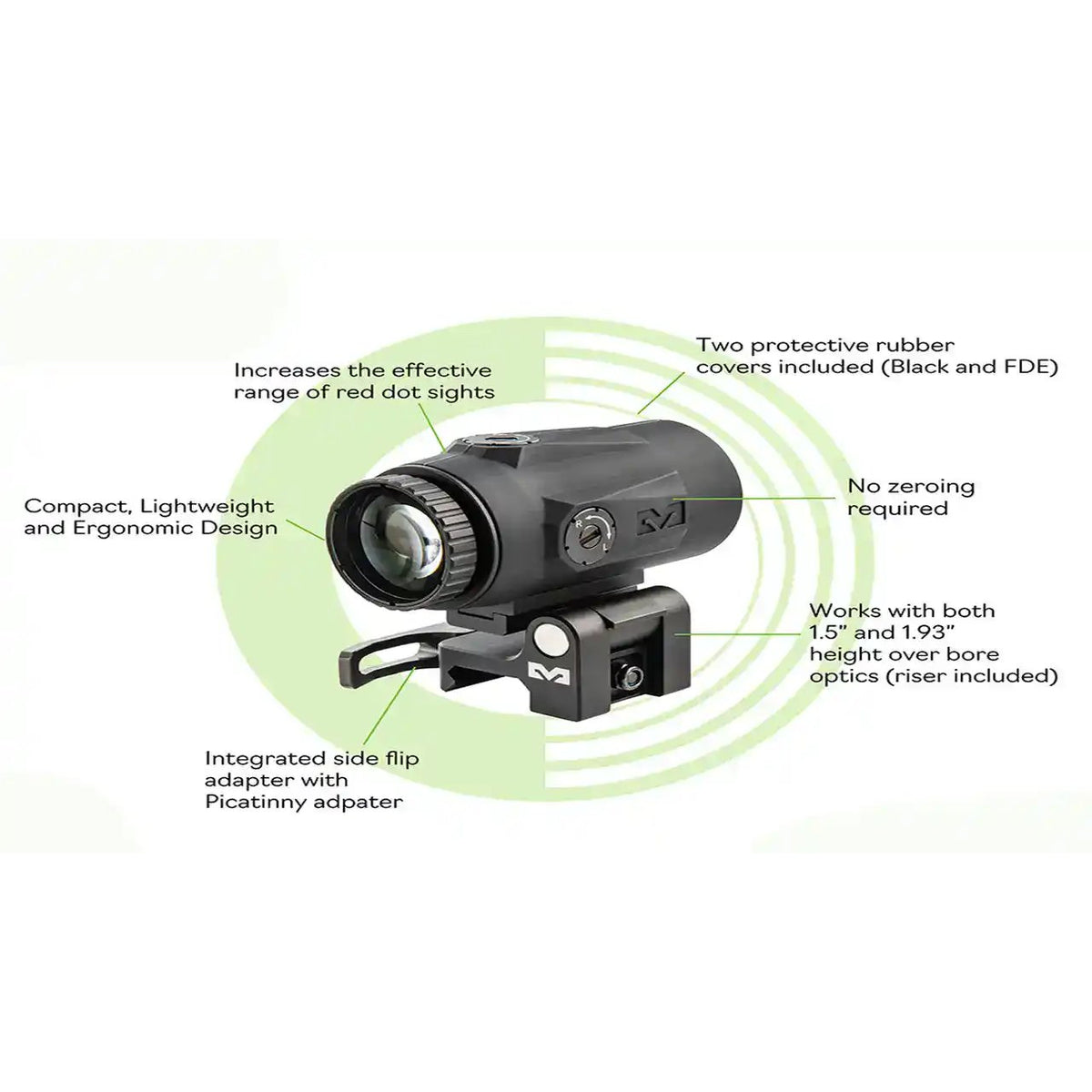 Meprolight - MEPRO MMX4 4X Micro Magnifier