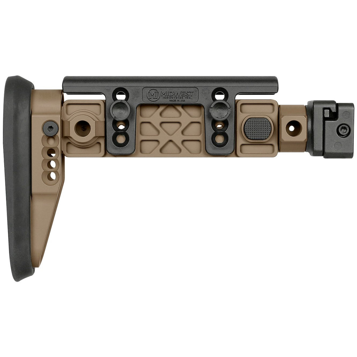 Midwest Industries - Alpha Series Folding Stock - Black