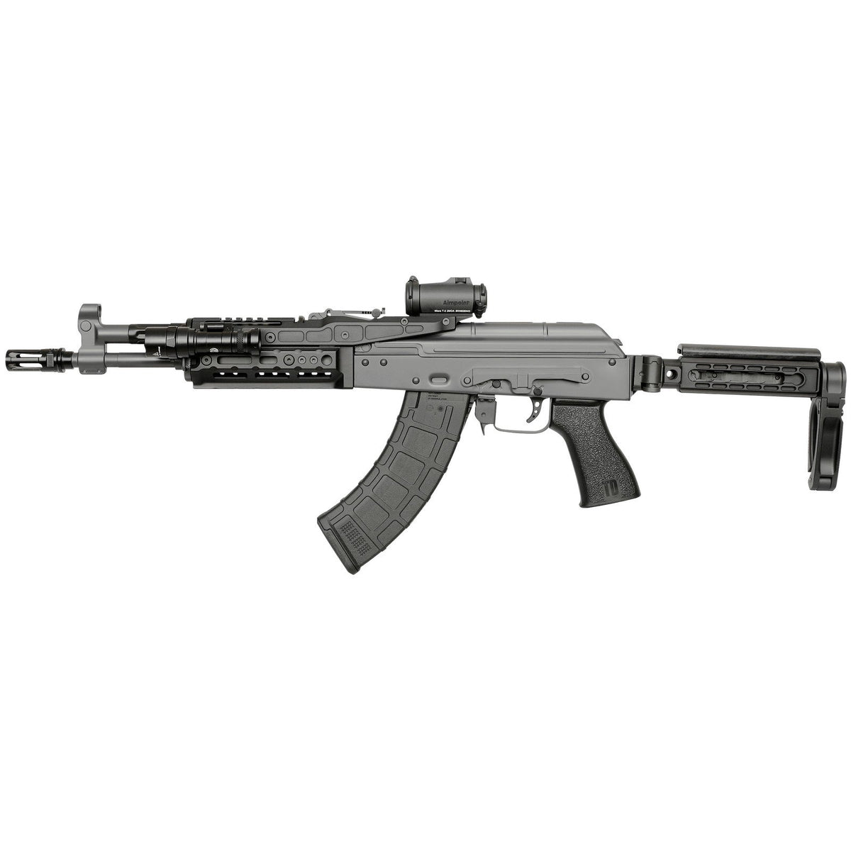 Midwest Industries - Alpha Series Folding Stock - Black
