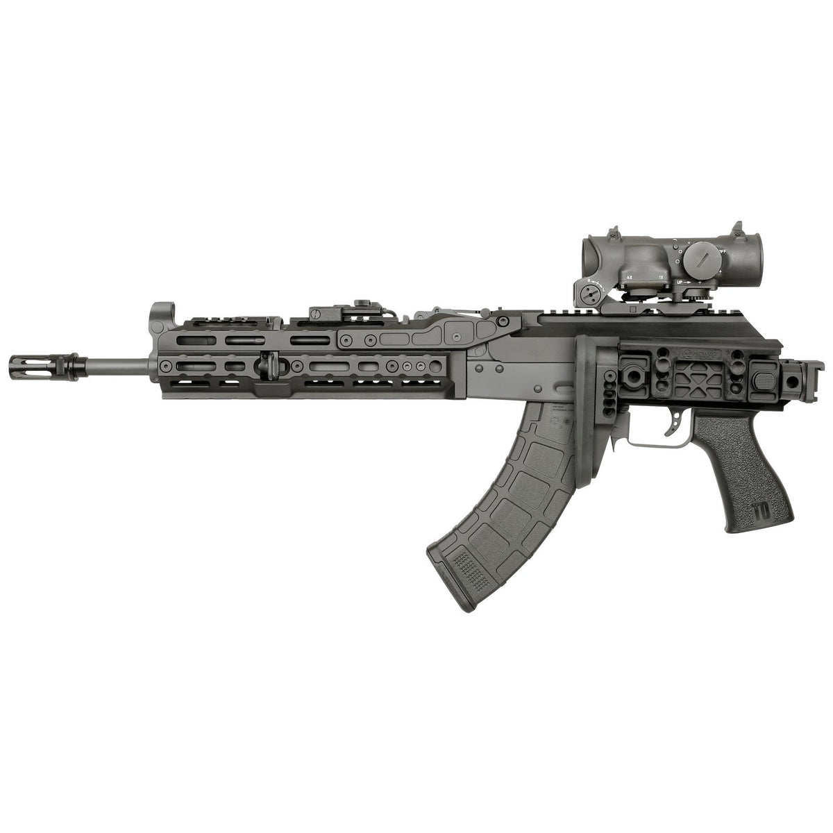 Midwest Industries - Alpha Series Folding Stock - Black