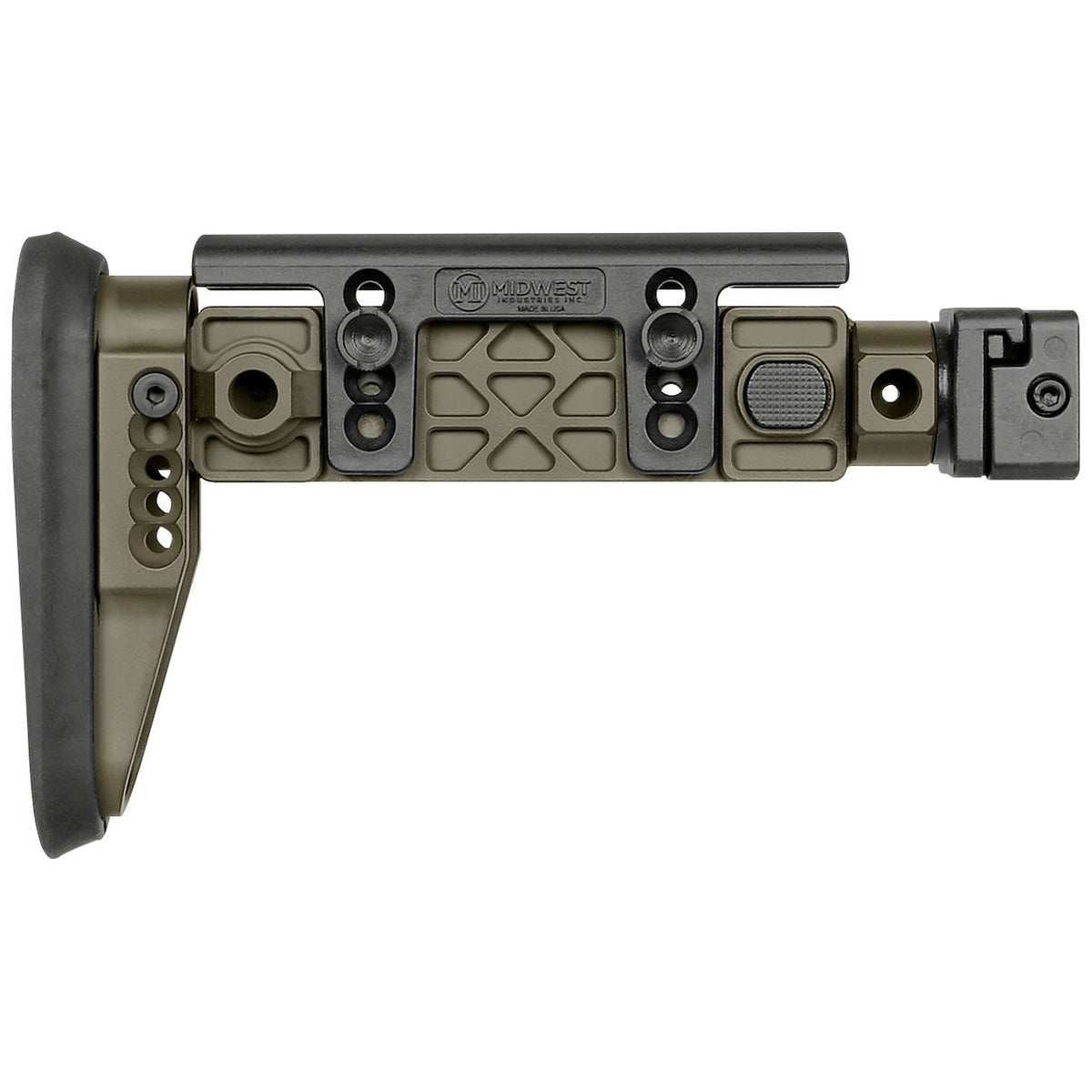 Midwest Industries - Alpha Series Folding Stock - Black
