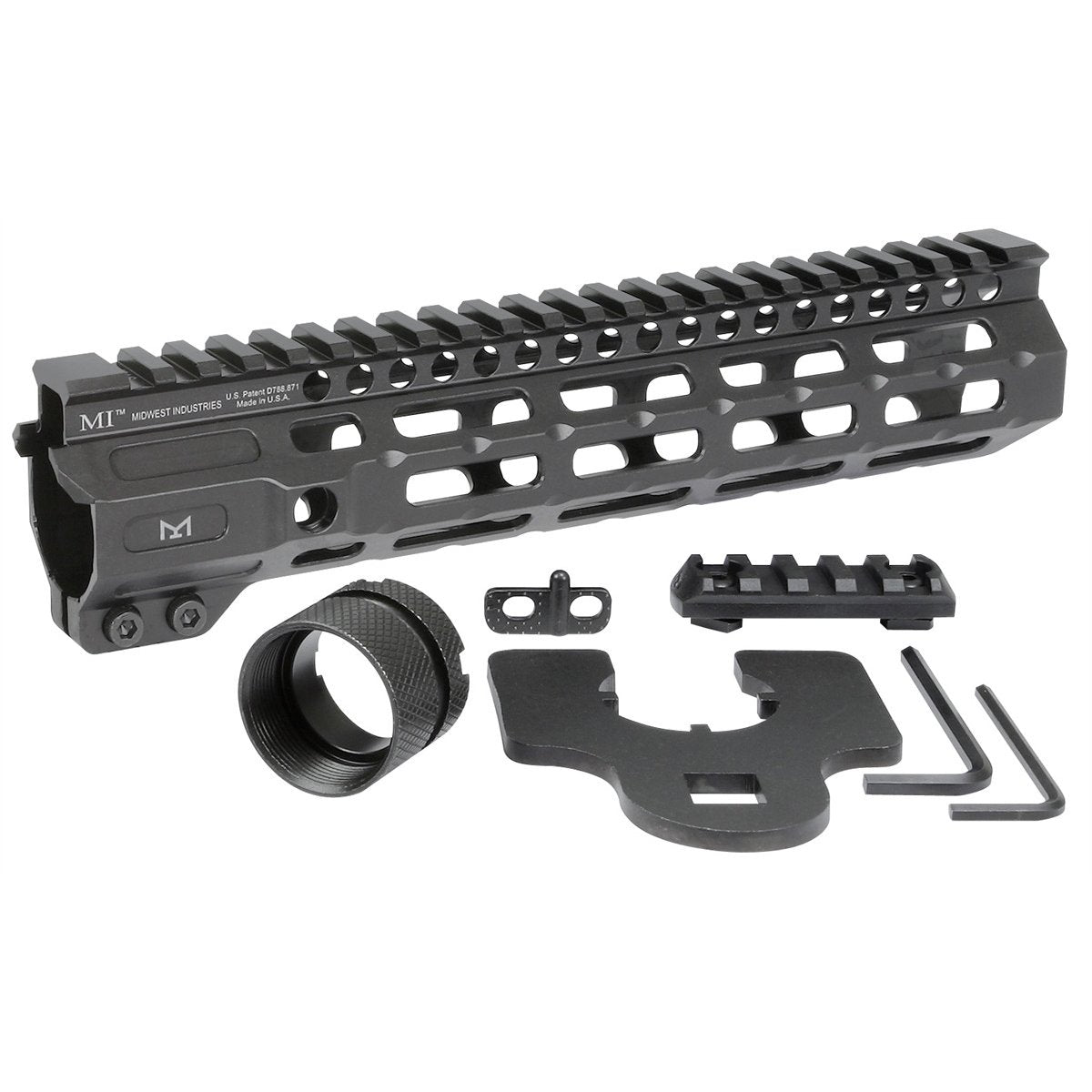 Midwest Industries - Combat Rail M-LOK Handguard 9.50" - Black
