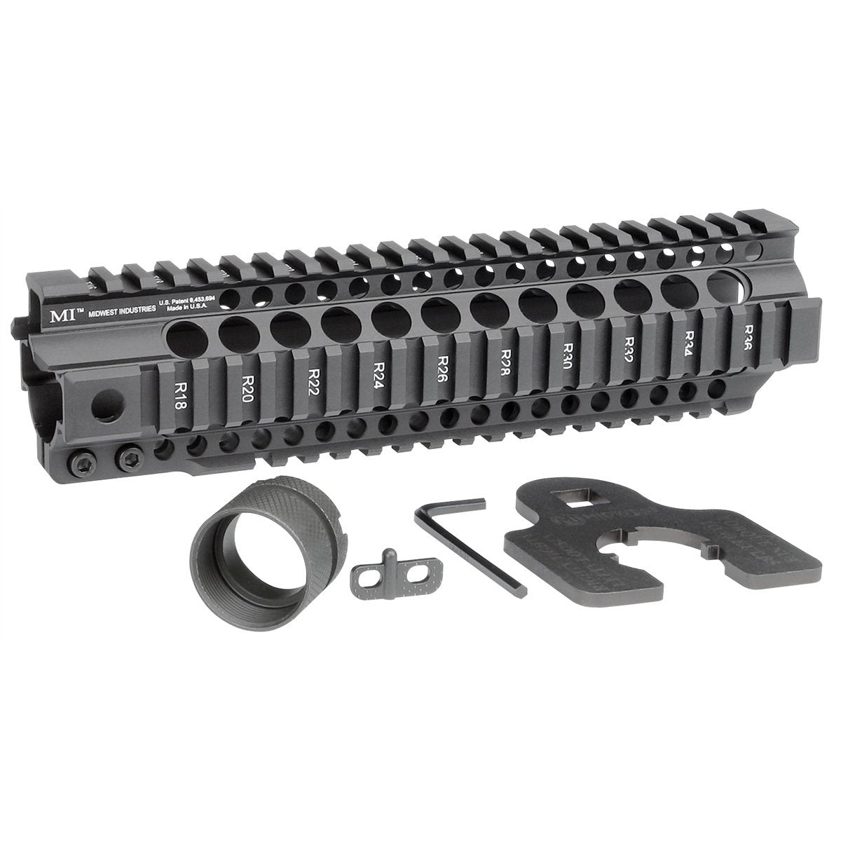 Midwest Industries - Combat Rail T-Series Free Float Handguard 9.50"
