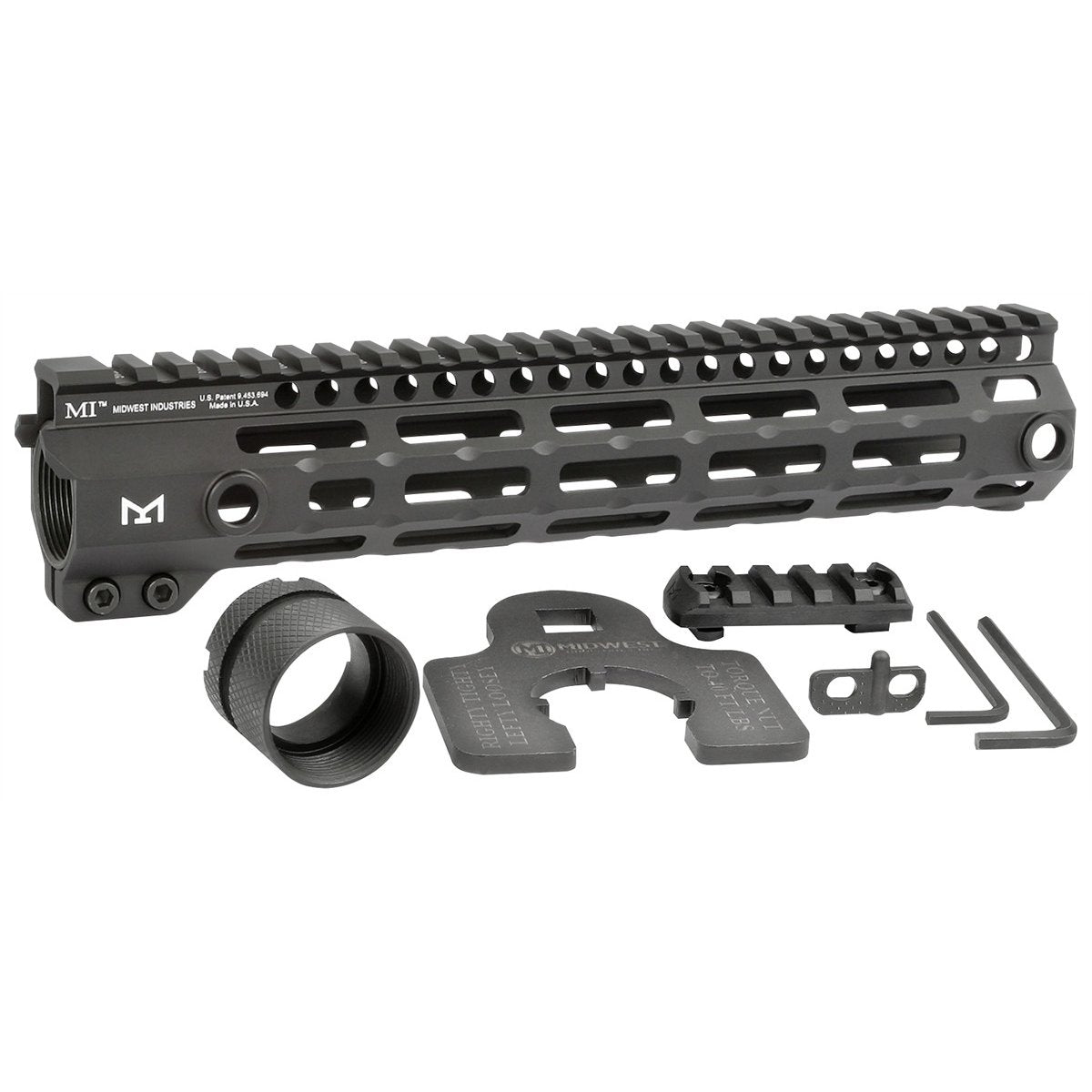 Midwest Industries - G4 One Piece Free Float Handguard, M-LOK, 10.5"