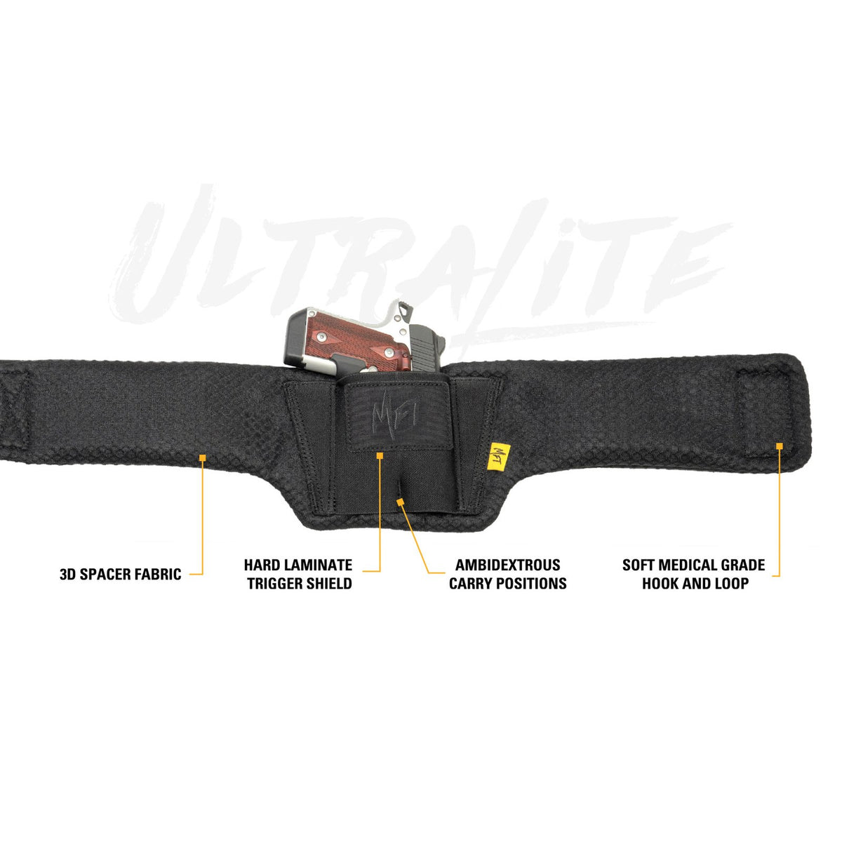 Mission First Tactical - Ultralite Belly Band Holster - Sage Green — view 3