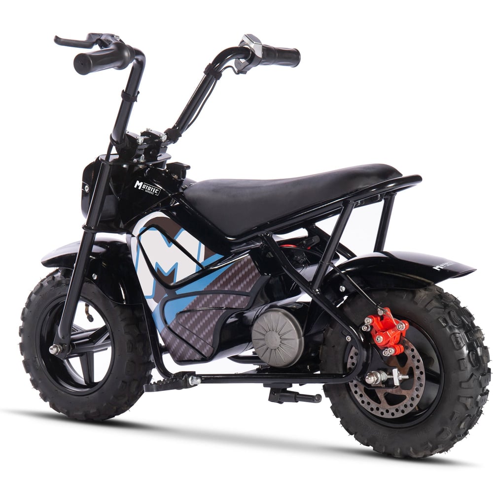 MotoTec - 24v 250w Electric Powered Mini Bike, Black