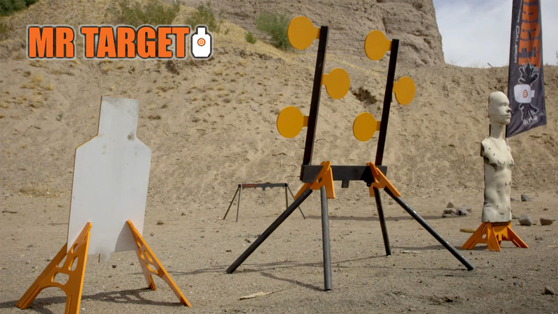 Target shooting practice silhouette for tactical training and outdoor survival skills.