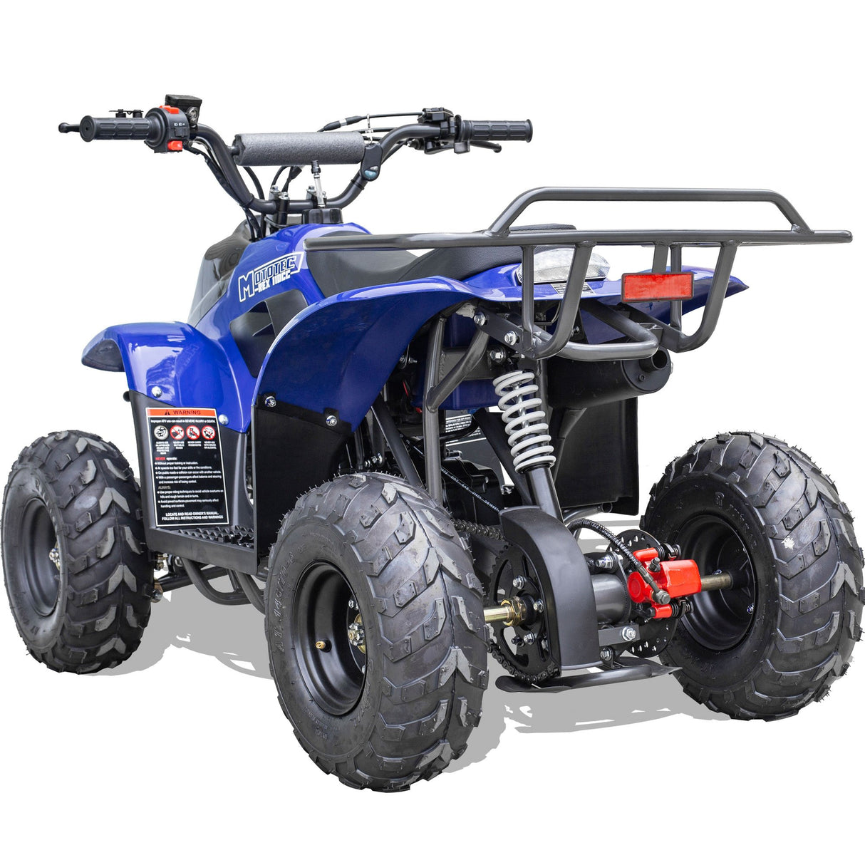 MotoTec Rex 110cc 4-Stroke Kids Gas ATV - Blue