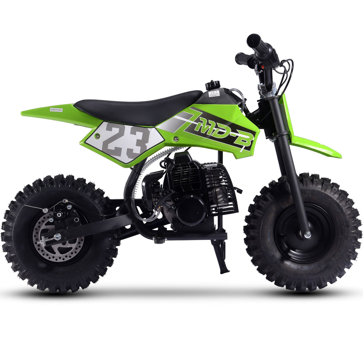 MotoTec Supermoto 50cc 2-Stroke Kids Dirt Bike - Green