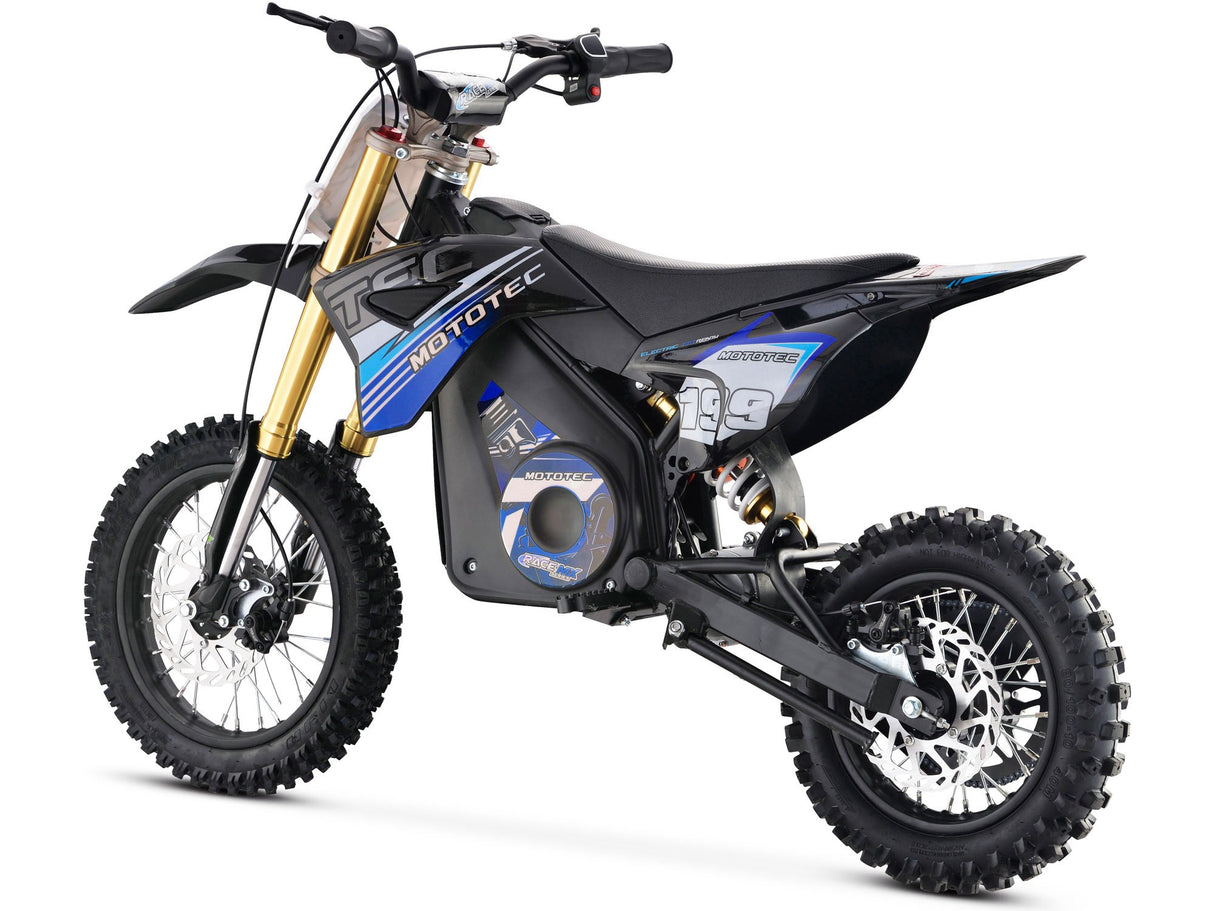 MotoTec 36v 1200w Pro Electric Dirt Bike Lithium - Blue