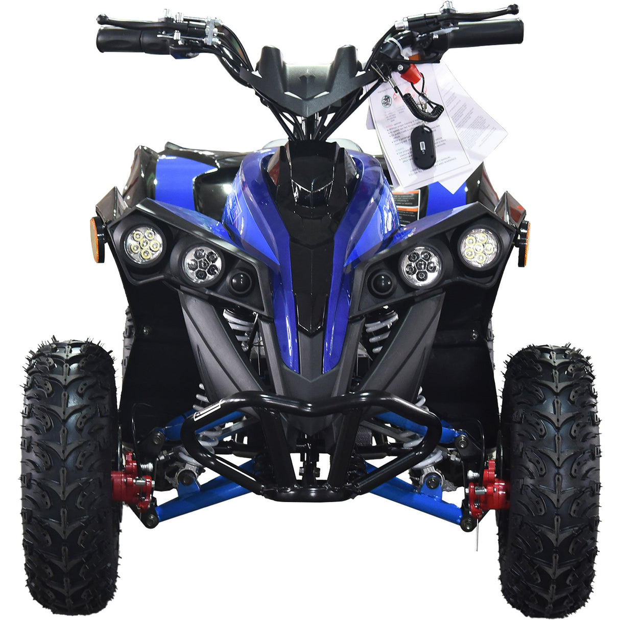 MotoTec - E-Bully 36v 1000w ATV Electric Kids Off-Road Vehicle - Blue