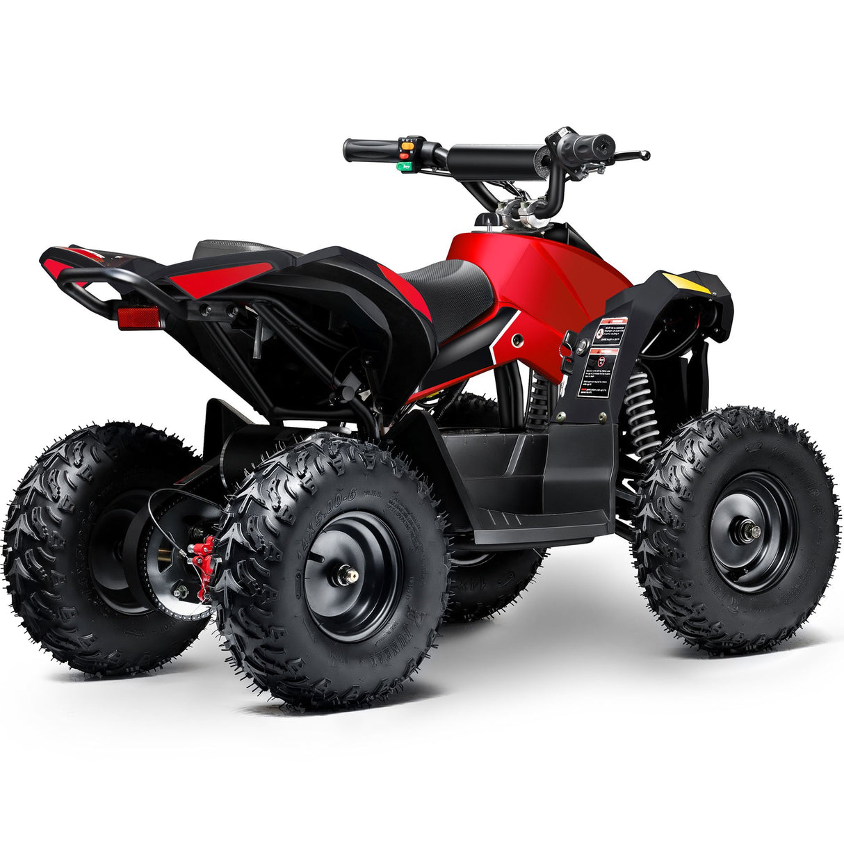 MotoTec - E-Bully 36v 1000w ATV Electric Kids Off-Road Vehicle - Red