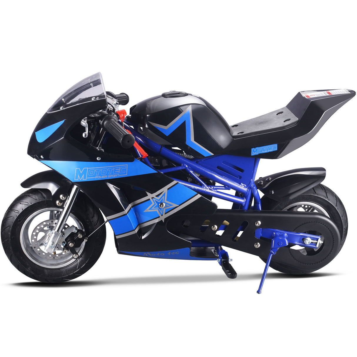 MotoTec Gas Pocket Bike GT 49cc 2-Stroke - Blue