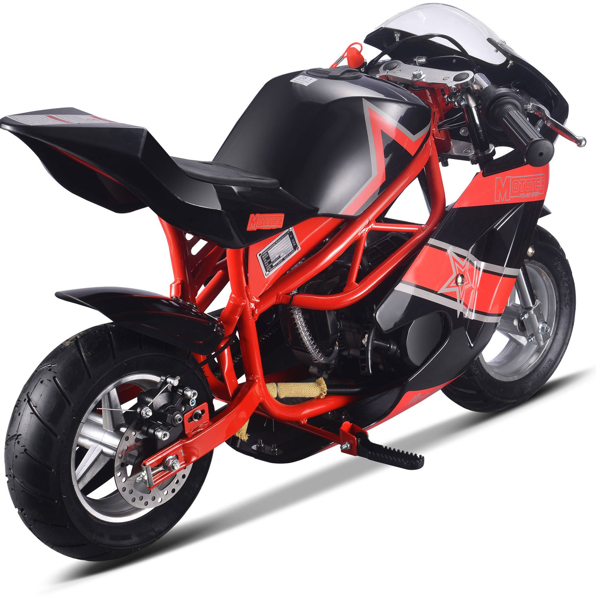 MotoTec Gas Pocket Bike GT 49cc 2-Stroke - Red