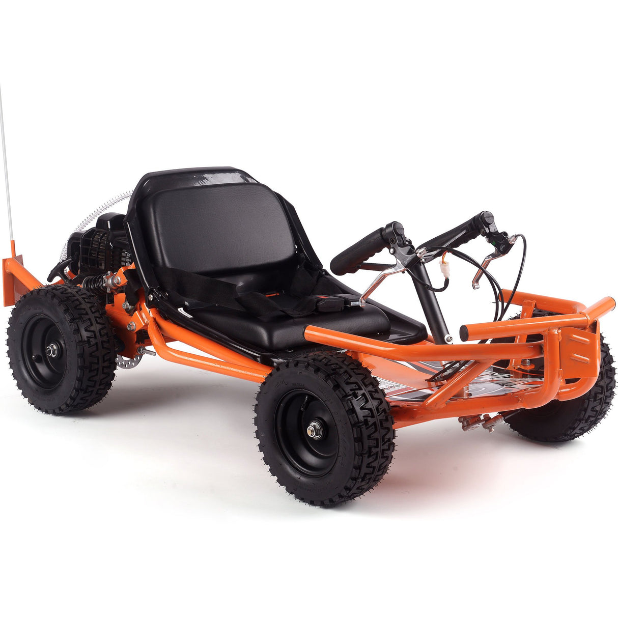 MotoTec Sandman Kids Gas Powered 49cc Go Kart - Orange