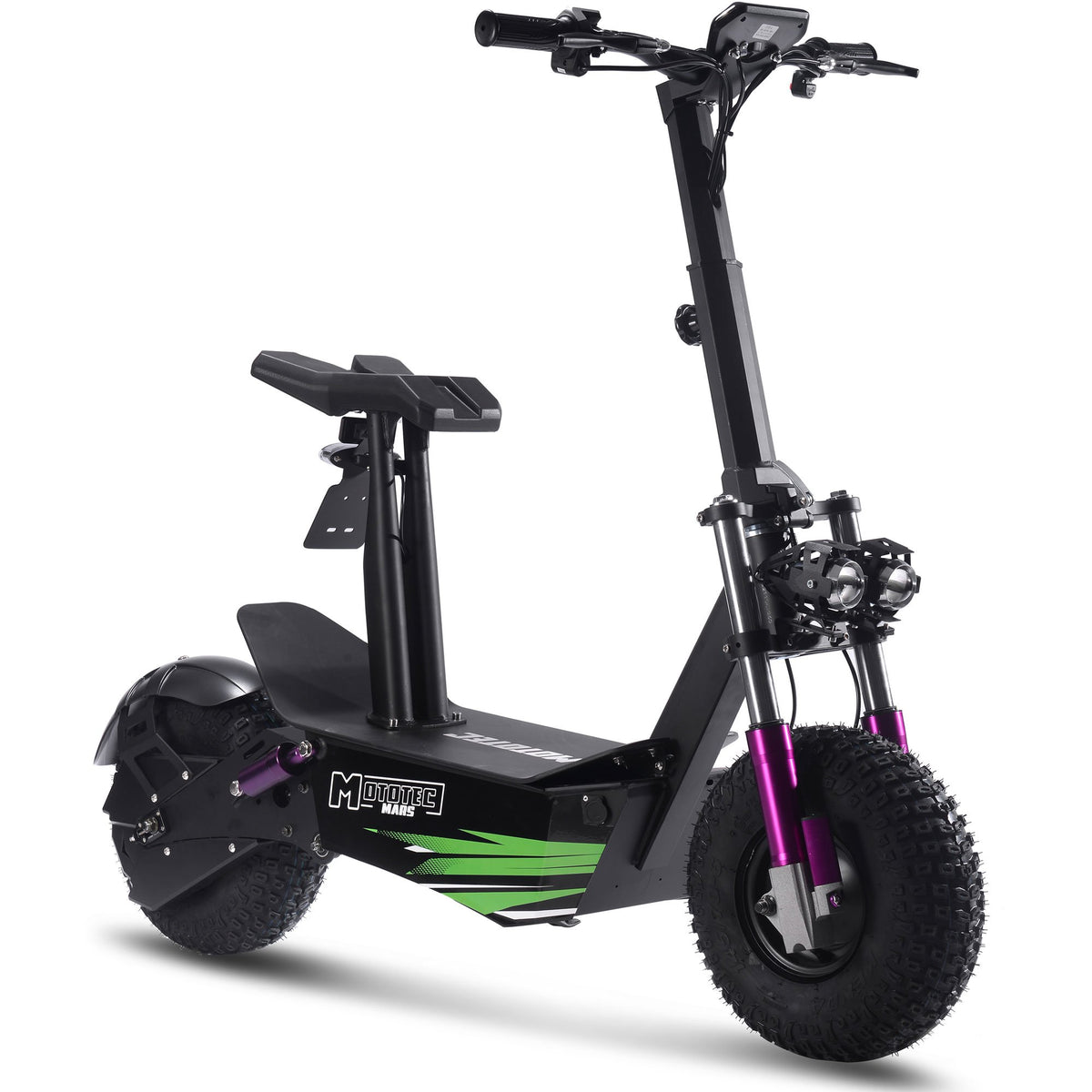 MotoTec - Mars 48v 2500w Electric Scooter Foldable