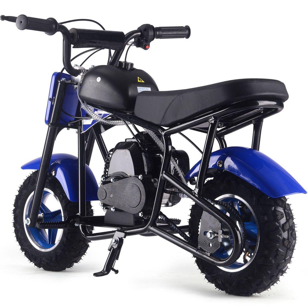 MotoTec Urchin 49cc 2-Stroke Kids Gas Mini Bike - Blue