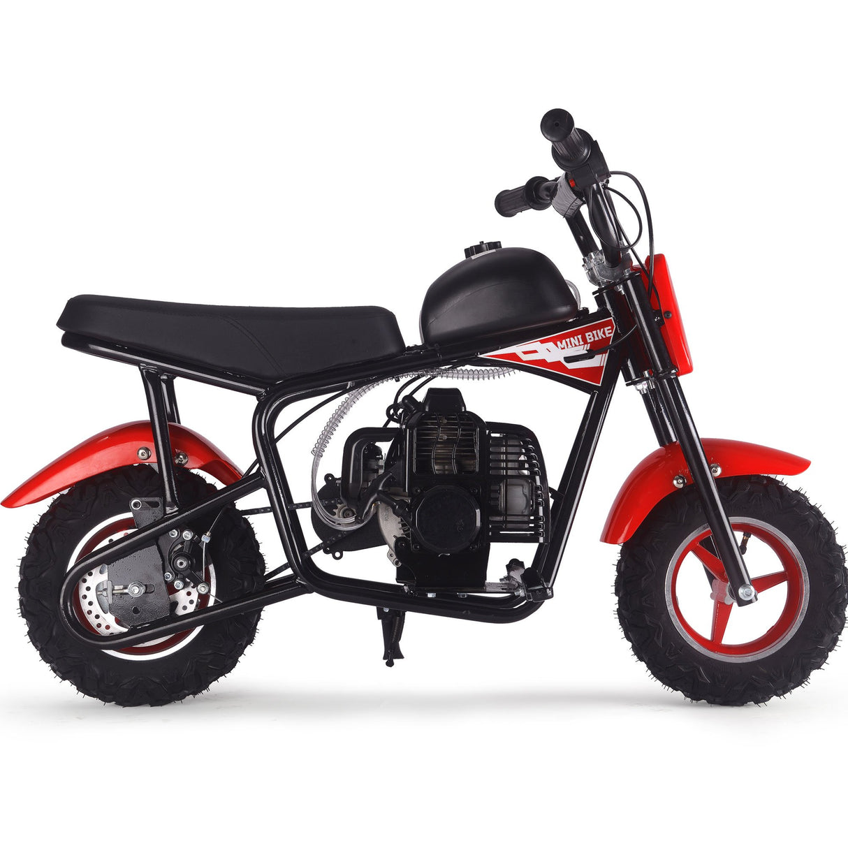 MotoTec Urchin 49cc 2-Stroke Kids Gas Mini Bike - Red