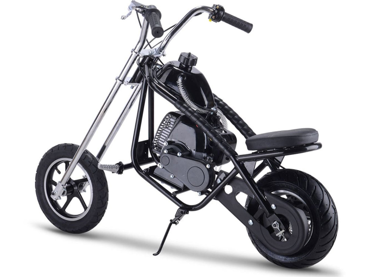 MotoTec 49cc Gas Mini Chopper - Black