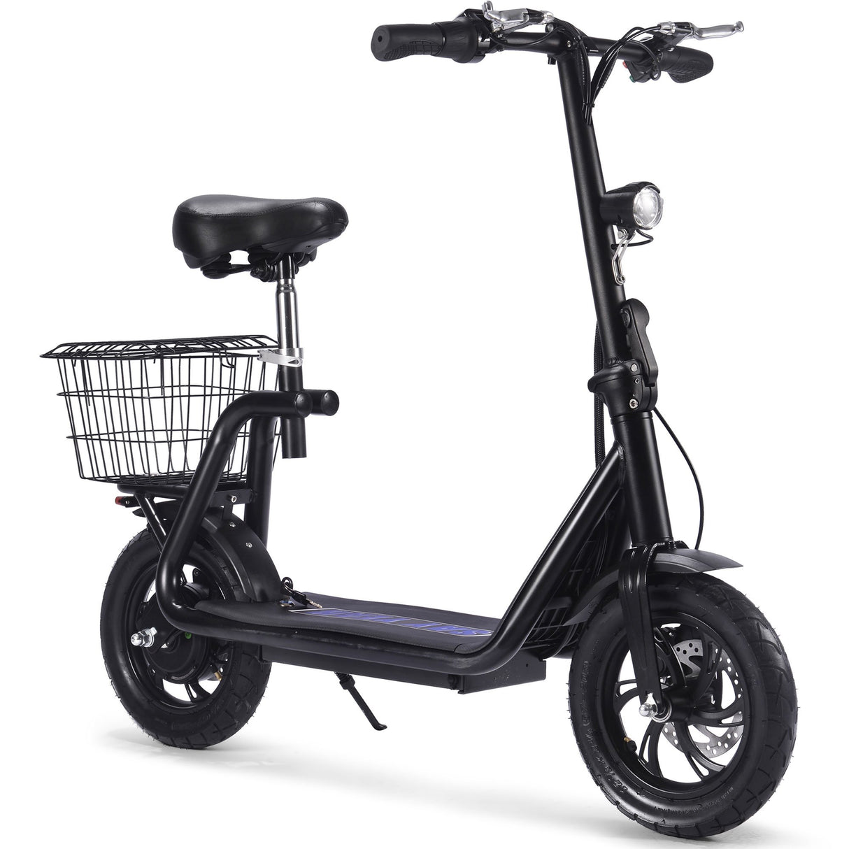 MotoTec - Metro 36v 500w Electric Scooter, Lithium Battery - Black