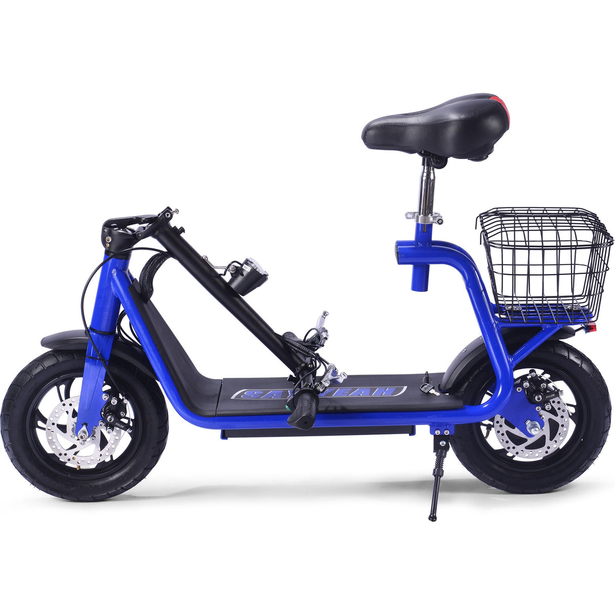 MotoTec - Metro 36v 500w Electric Scooter, Lithium Battery - Blue