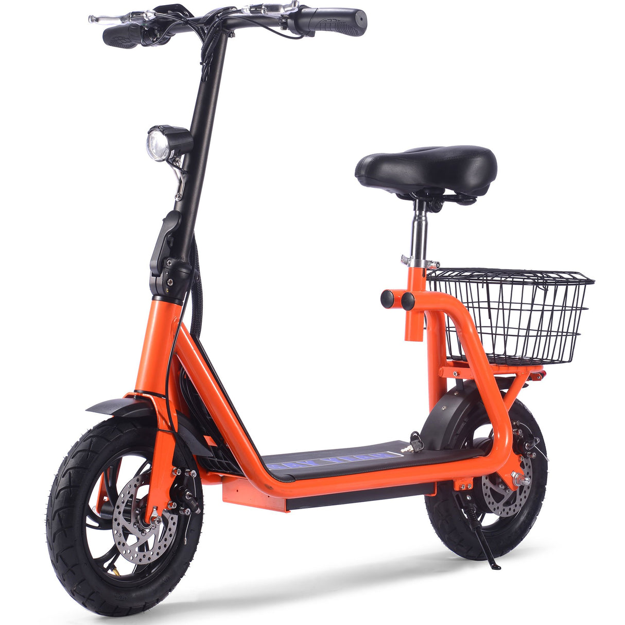 MotoTec - Metro 36v 500w Electric Scooter, Lithium Battery - Orange