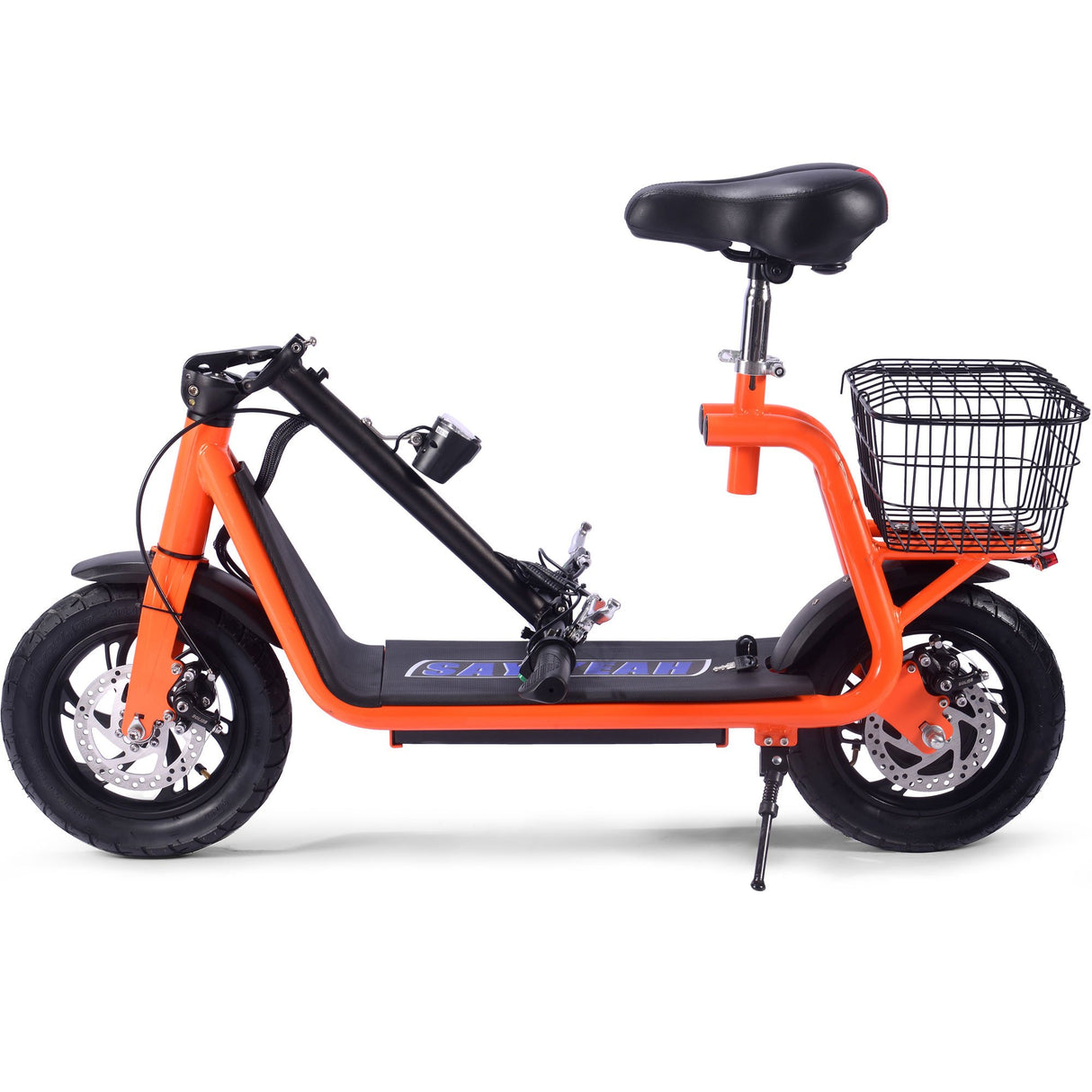 MotoTec - Metro 36v 500w Electric Scooter, Lithium Battery - Orange