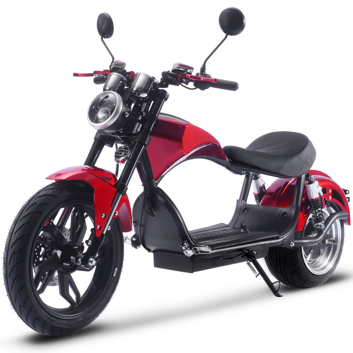MotoTec Raven 60v 30ah 2500w Lithium Electric Scooter - Red
