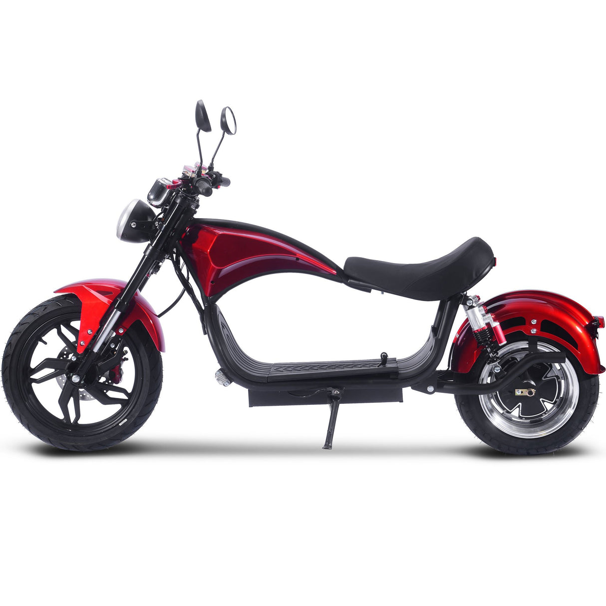 MotoTec Raven 60v 30ah 2500w Lithium Electric Scooter - Red