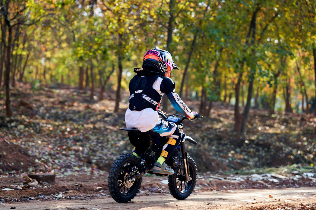 MotoTec Thunder 50cc 2-Stroke Kids Gas Dirt Bike - Green