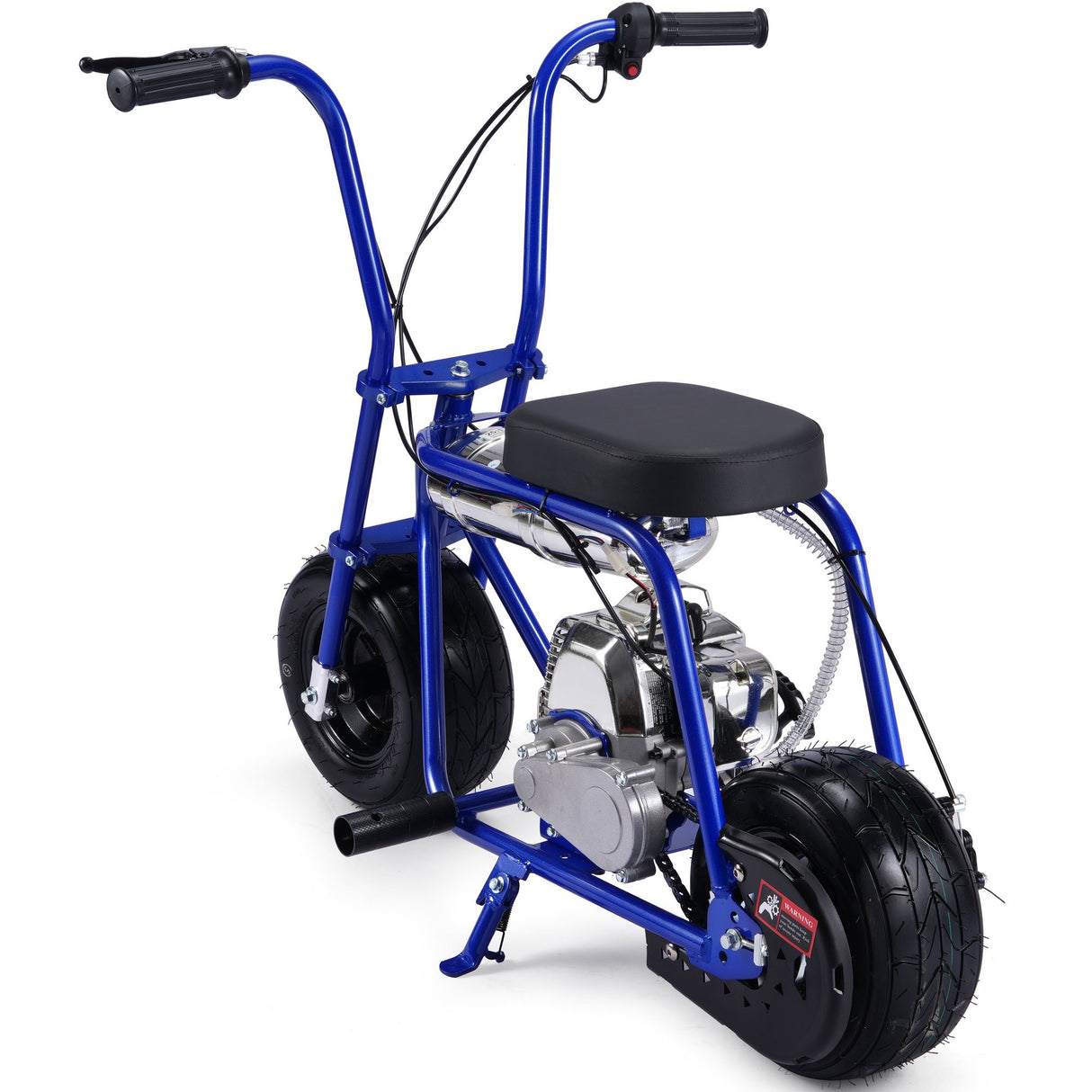 MotoTec Wild Rover 49cc 2-Stroke Kids Gas Mini Bike - Blue