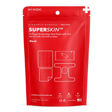 MY MEDIC - SuperSkin Fingertip Bandage 10-Pack Med Pack