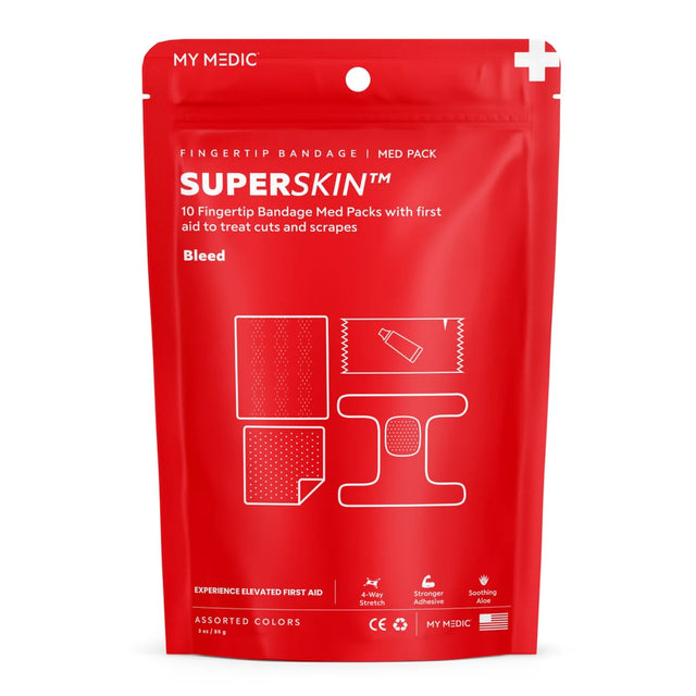 MY MEDIC - SuperSkin Fingertip Bandage 10-Pack Med Pack