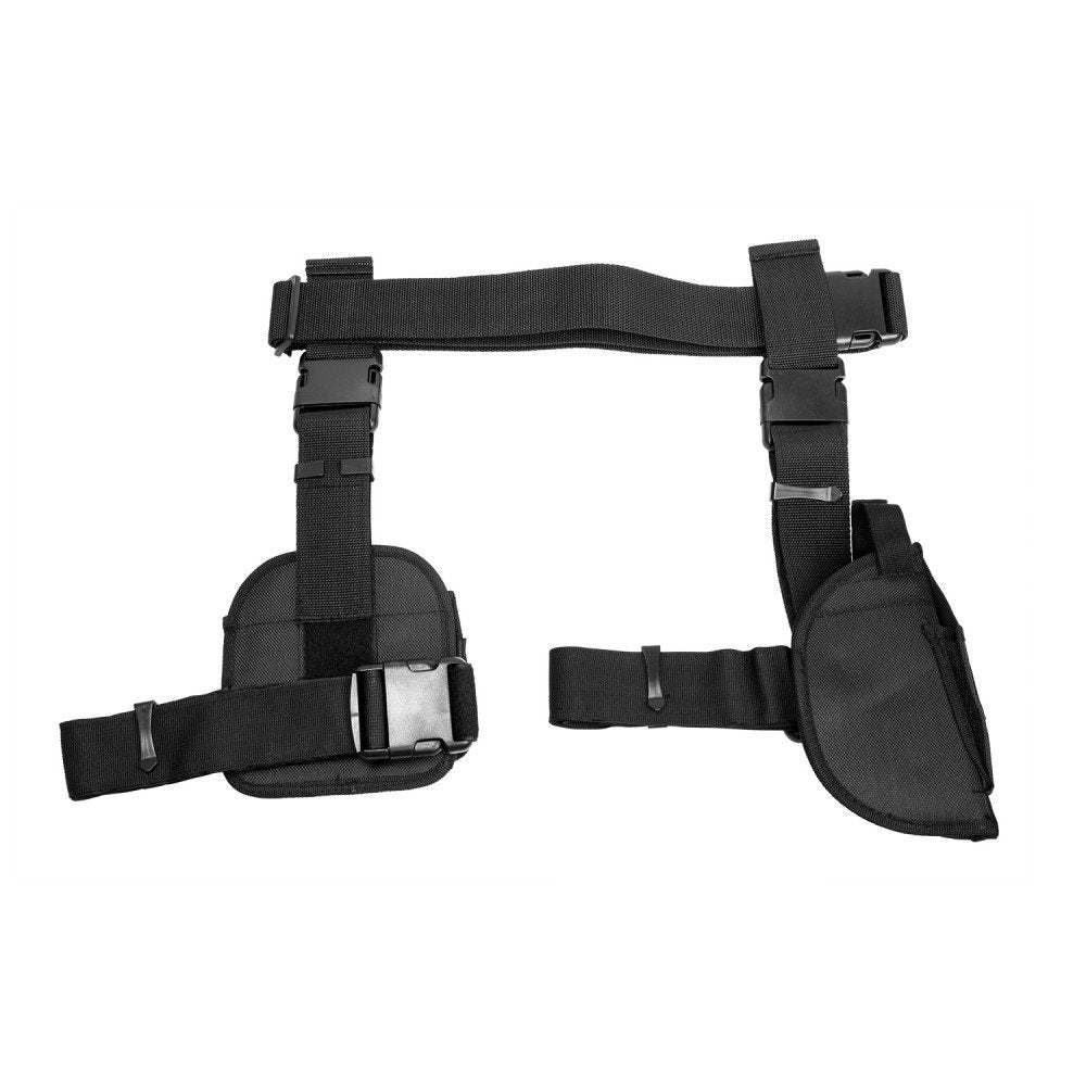 NcSTAR - Drop Leg Holster & Mag Pouch X4 - Black