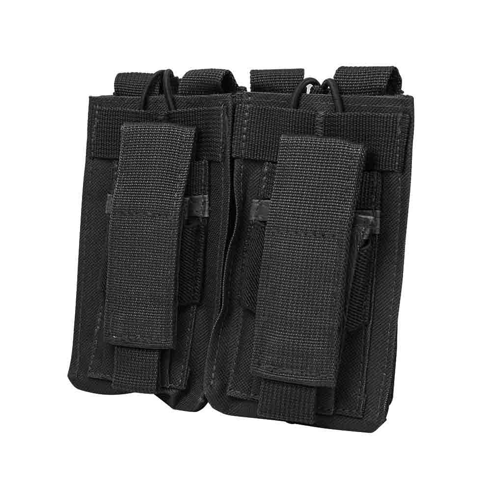 NcSTAR - Double Pistol Mag Pouch - Black