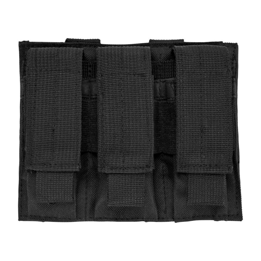 NcSTAR - Triple Pistol Mag Pouch - Black