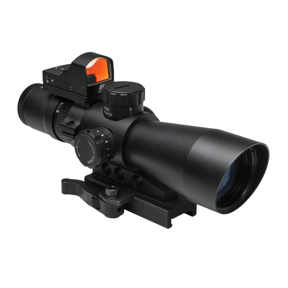 NcSTAR - 3-9X42 USS Gen II Mil-Dot Scope with Micro Red Dot